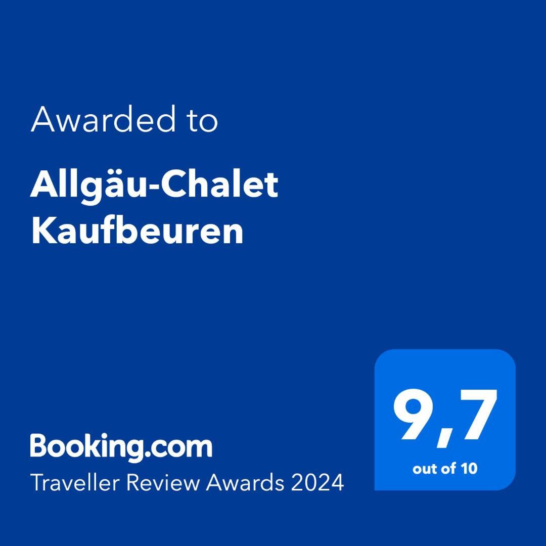 Allgäu-Chalet Kaufbeuren Exterior foto